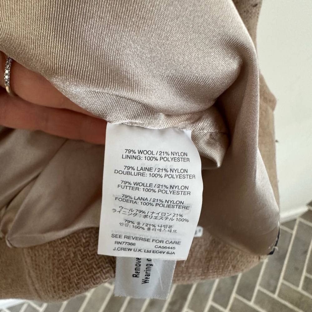 J.Crew Italian Wool Cocoon Coat - Picture 5 of 6